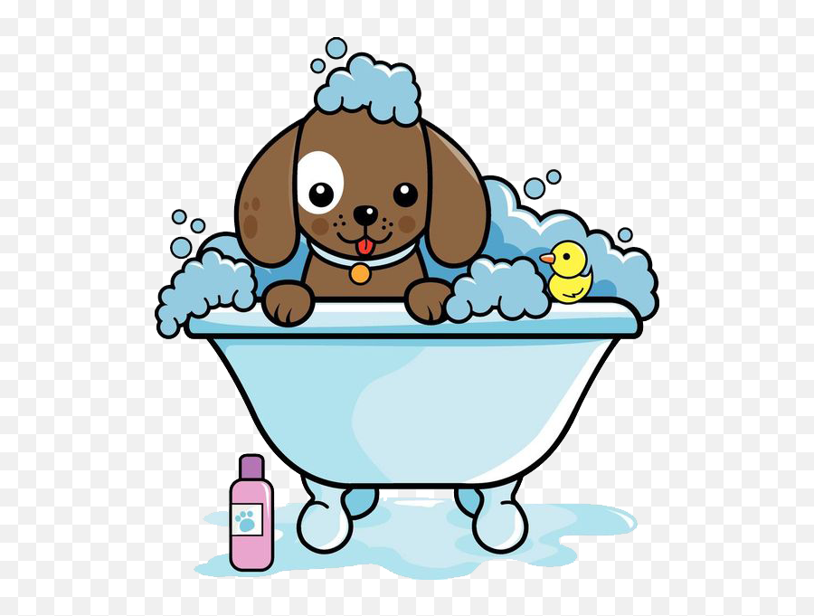 Dog And Cat Bath Clipart Clip Stock Dog - Dog Bath Clipart Emoji,Clip Art Puppy Emotions