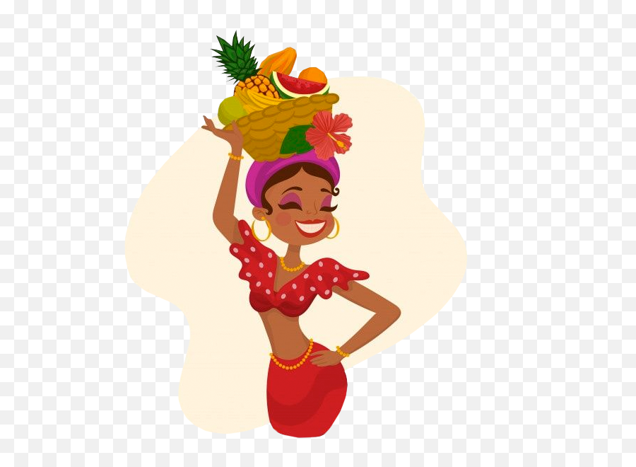 Fruta Loca U2013 Grown And Made With Love Fruit Store In Nj - Lady With Fruit Cartoon Emoji,Emojis Frutas