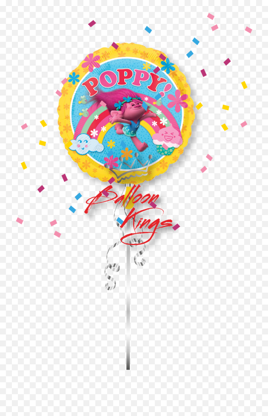 Poppy Trolls - Balloon Emoji,Poppy Emoji
