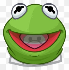 Kermit The Frog Head - Kermit And A Penguin Emoji,Sapo Emojis Png