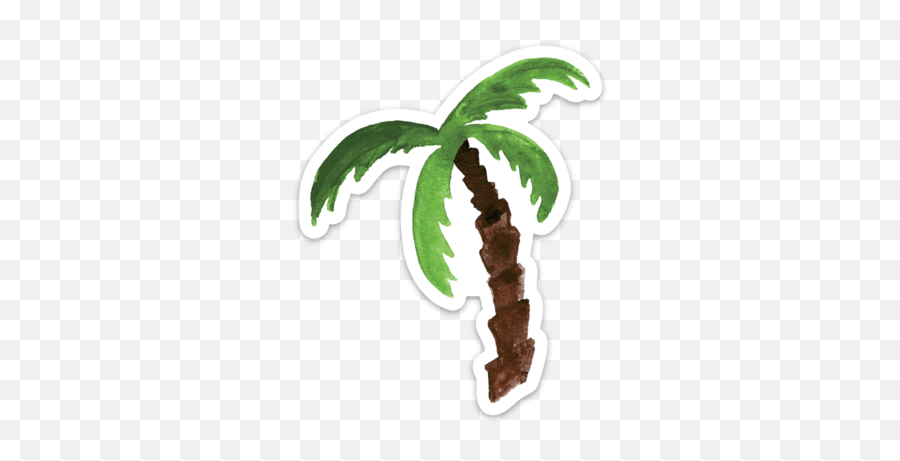 Palm Tree - Sticker Natural Foods Emoji,Pom Pom Emoji Iphone