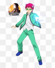 Render Saiki Kusuo Emoji,Inou-battle Wa Nichijou-kei No Naka De Smile Emoticon