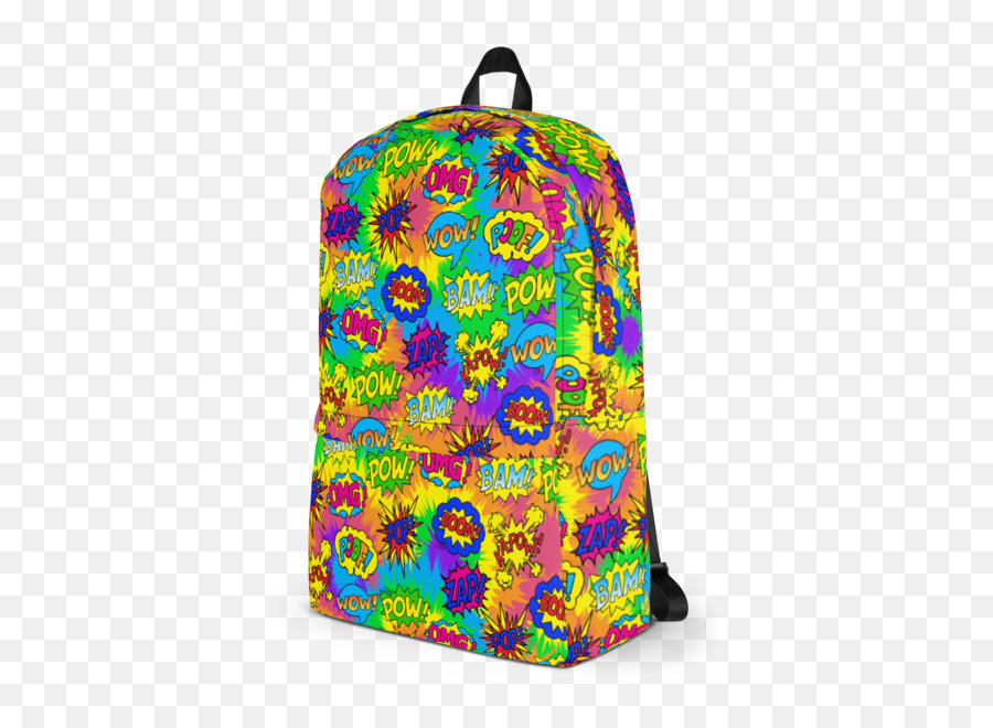 Tie Dye Pop Art Backpack - For Teen Emoji,Emoji Backpack For Sale