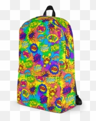Tie Dye Pop Art Backpack - For Teen Emoji,Emoji Backpack For Sale