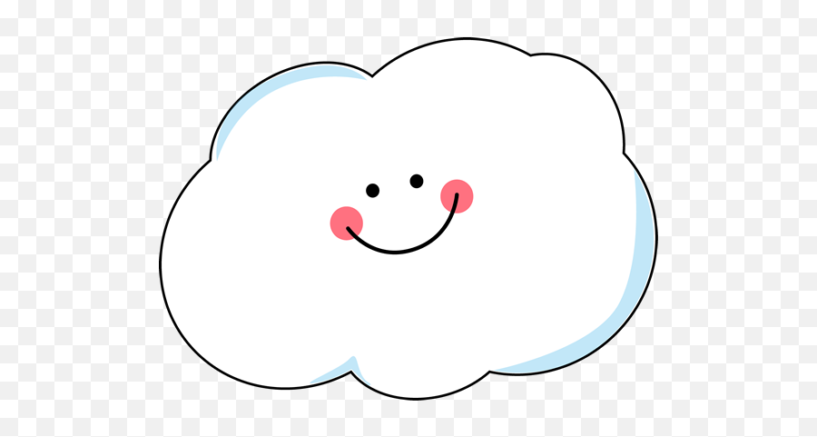 Happy Rain Cloud Clipart - Clipart Suggest Emoji,Storm Cloud Emoji