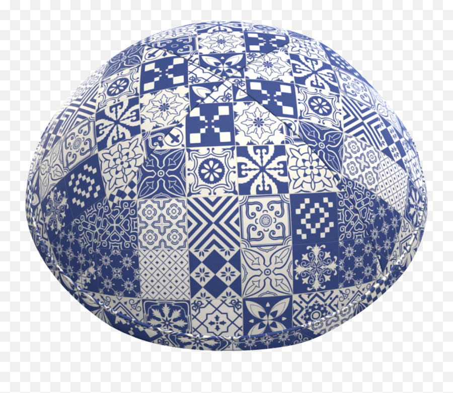 Printed Kippot - Kippot World Emoji,Snowball Emoji