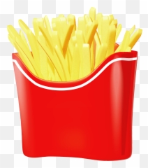 Mcdonalds Clipart Fry Mcdonalds Fry - Solid Emoji,Mcdonalds Emoji 7