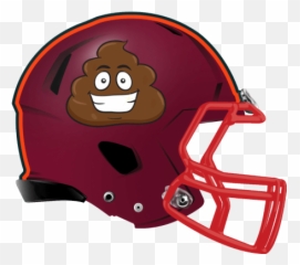 Pin - Poop Emoji Football Helmet,Football Emoji