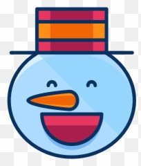 Emoticon Happy Man Smile Snow Snowman Emoji,Snowman Emoji