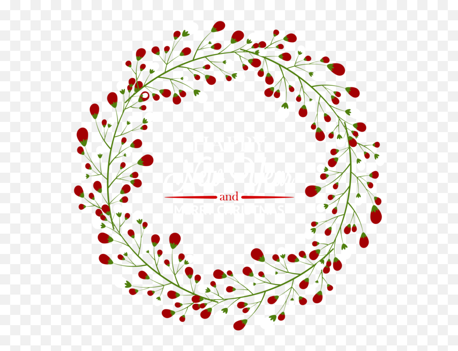 Christmas Deco Wreath Png Clipar - Wreath Christmas Watercolor Paintings Emoji,Christmas Reef Emoji