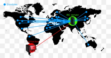 What Is A Botnet Or Zombie Army Infotech - Black And White Word Map Emoji,Zombie Emoticon Text