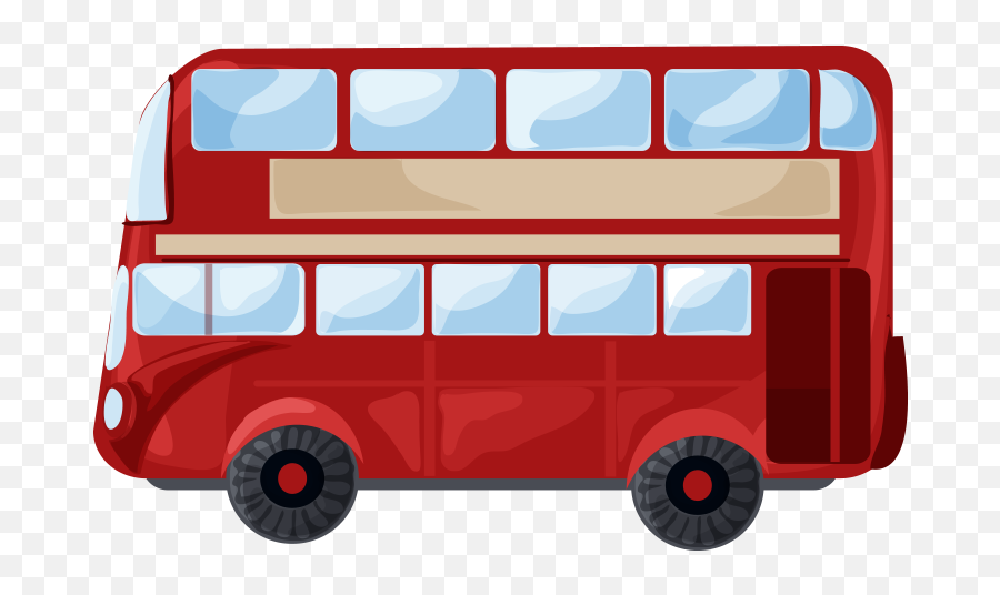 Clipart Bus Bus London Clipart Bus Bus London Transparent - Double Decker Bus Png Emoji,Percy Jackson Trident Emoji