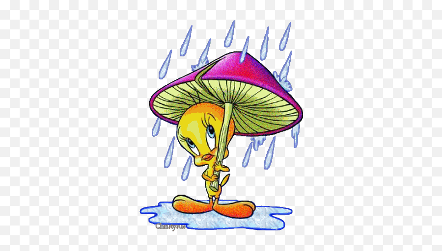 Singing In The Rain Emoticon Page 1 - Line17qqcom Transparent Tweety Bird Gif Emoji,Whistling Emoticons