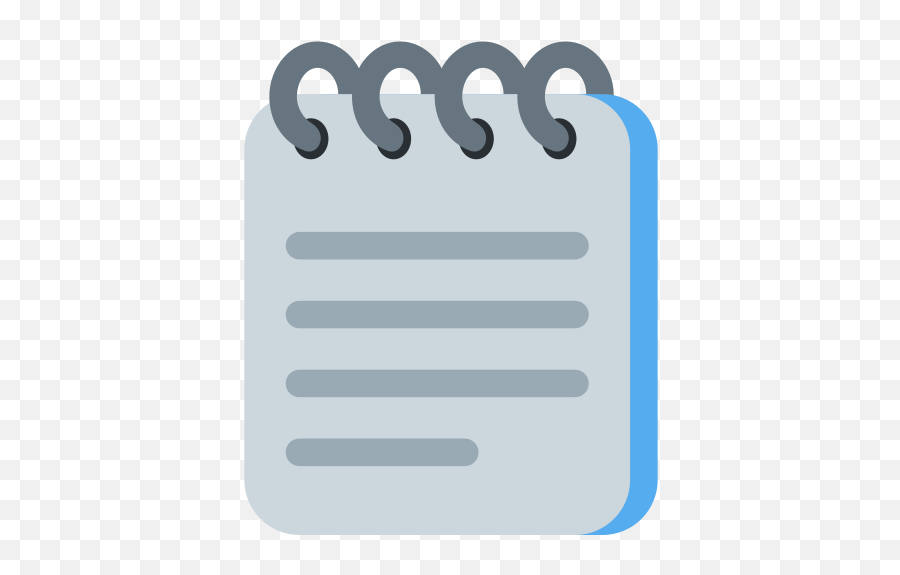 Spiral Notepad Emoji Meaning With - Notepad Spiral Emoji,Calendar Emoji