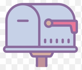 Mail Clipart Mailbox Flag Mail Mailbox Flag Transparent - Pink Icon Of Mail Box Emoji,Happy Emotion That Rhymes With Mailbox