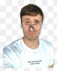 The Most Edited - For Adult Emoji,Brunet Male With Glasses Emoji