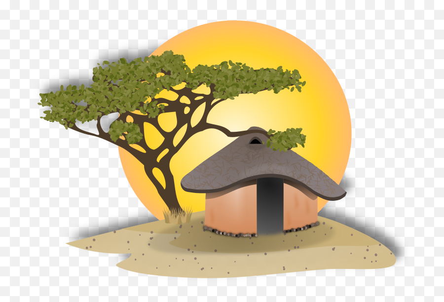 Loved By - Openclipart Clipart African Hut Emoji,Wildebeest Animated Emoticon