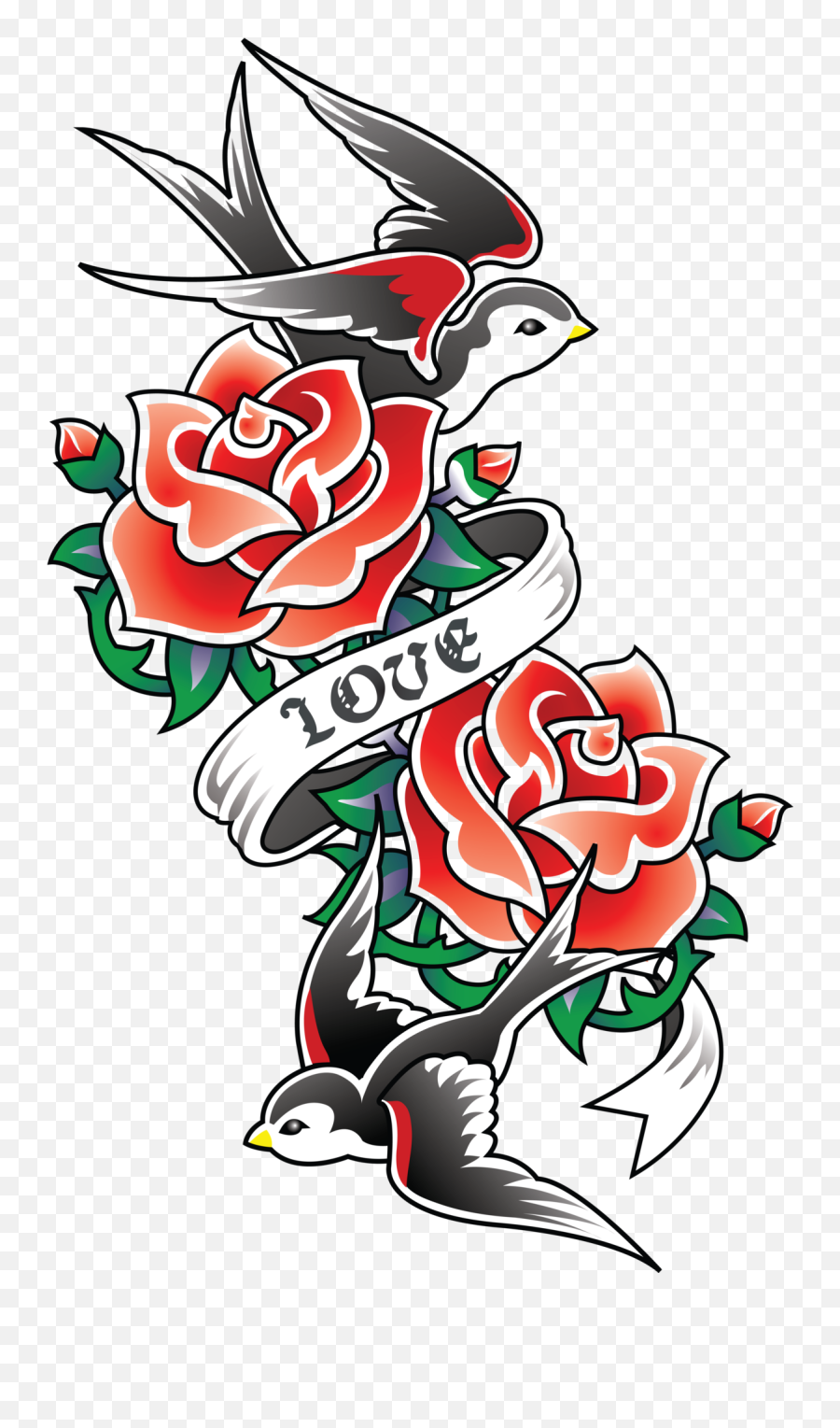 Download Tattoo School Old Sleeve Rose - Rose Arm Tattoo Png Emoji,Rose Emoticon For Tatto