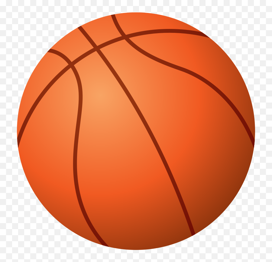 Free To Use Public Domain Basketball Clip Art - Basket Ball High Resolution Basketball Vector Png Emoji,Rose Ball Emoji