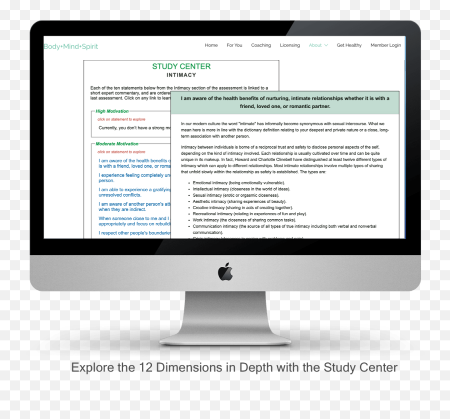 12 Dimensions Of Wellness - Smart Device Emoji,Mind = Ideas And Emotions