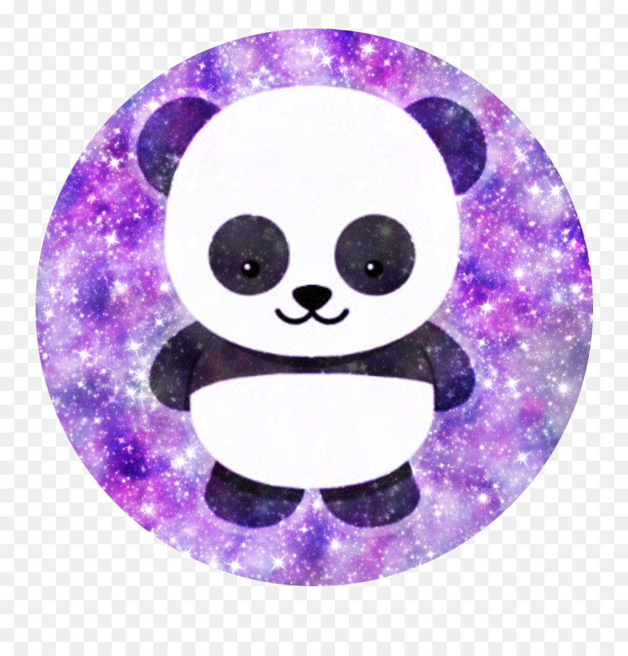 Panda Galaxy Galaxypanda Sticker - Animated Panda Bear Emoji,Panda Emoji Galaxy