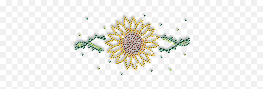 Shining Rhinestone Sunflower Iron On Transfer - Cstown Decorative Emoji,Sunflowers Emotion