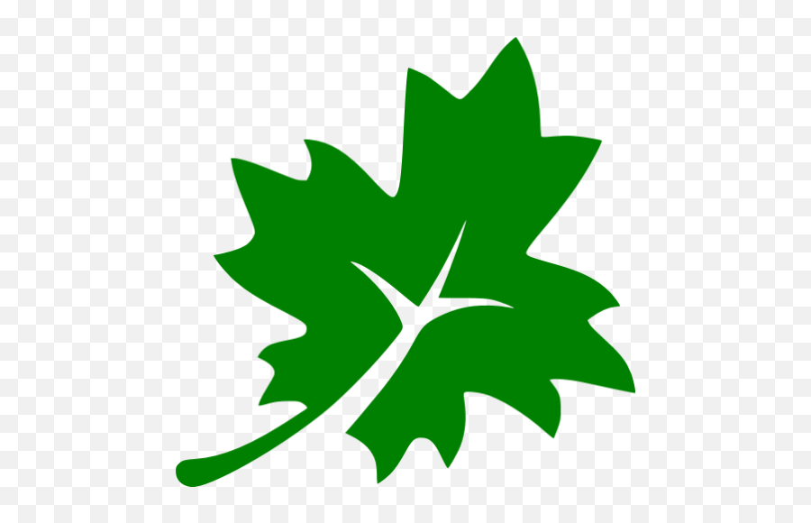 Green Leaf 3 Icon - Leaf Red Png Icon Emoji,Green Leaf Emoticon