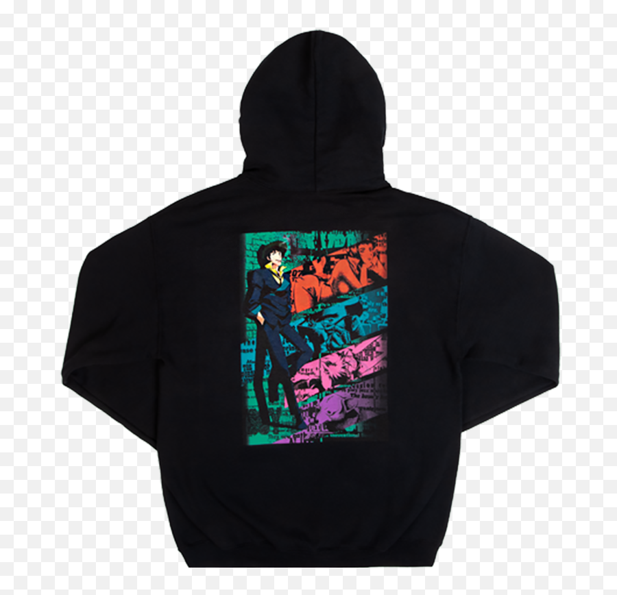 Cowboy Bebop Black Hoodie - Hooded Emoji,Miku Hatsune Emoticons