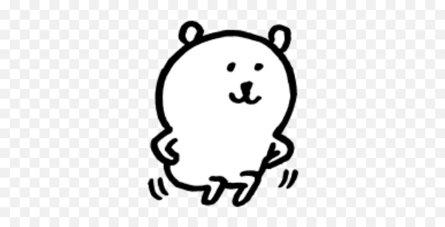 W Bear Emoji 2 Whatsapp Stickers - Stickers Cloud,Bear Emoji
