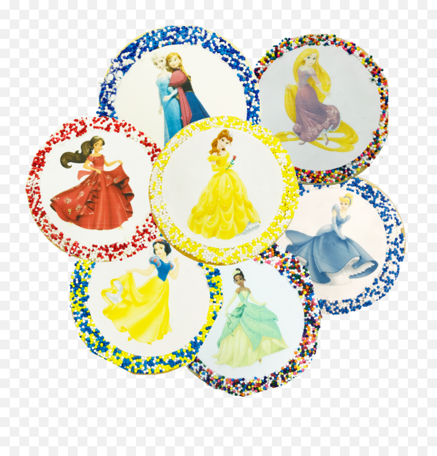 Disney Princess Sugar Cookies With - Event Emoji,Princess And The Frog Emojis