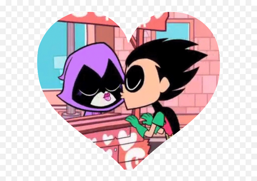 Robin Photo - Robin Y Raven Love Emoji,Teen Titans Raven Emotion Scence