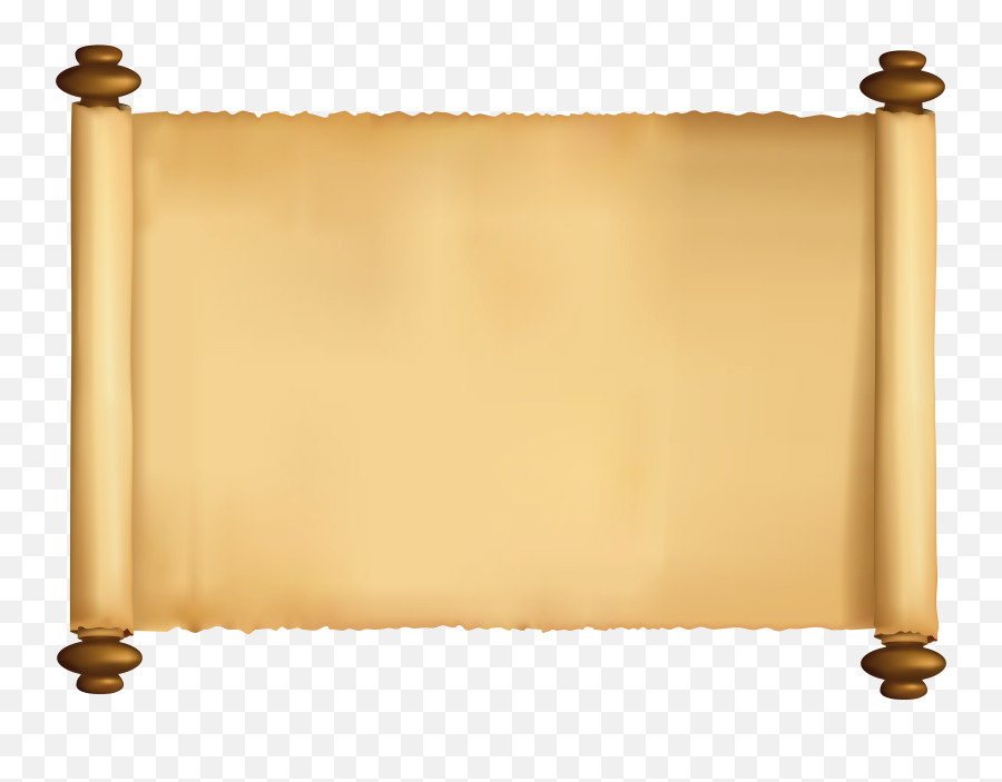 Blank Scroll Transparent - Paper Scroll Png Emoji,Papyrus Emoji