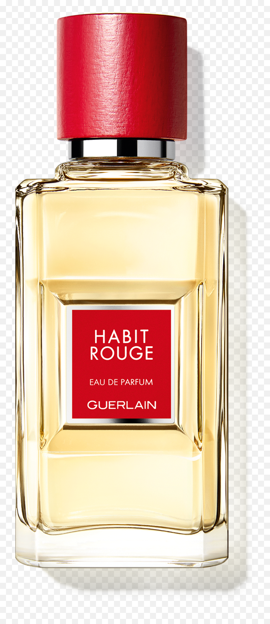 Habit Rouge Eau De Parfum Guerlain - Guerlain Rouge Perfume Emoji,Emotion Bottles Perfume