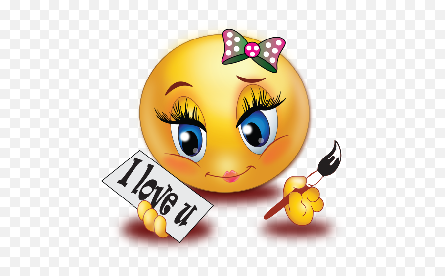Girl With Love You Sign Emoji - Smiley I Love You,Pray Emoji