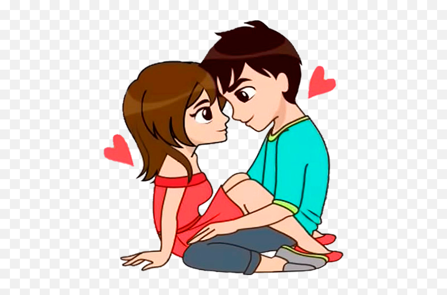 Love Story Stickers For Whatsapp - Love Story Sticker Emoji,How To Say I Miss You In Emojis