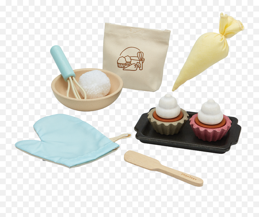 Sushi Set - Plan Toys Cupcake Set Emoji,Shrimp And Sushi Emotion