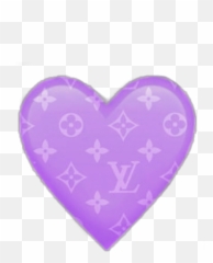 Purple Blue Heart Emoji Sticker By - Girly,Blackberry Blue Heart Emoticon