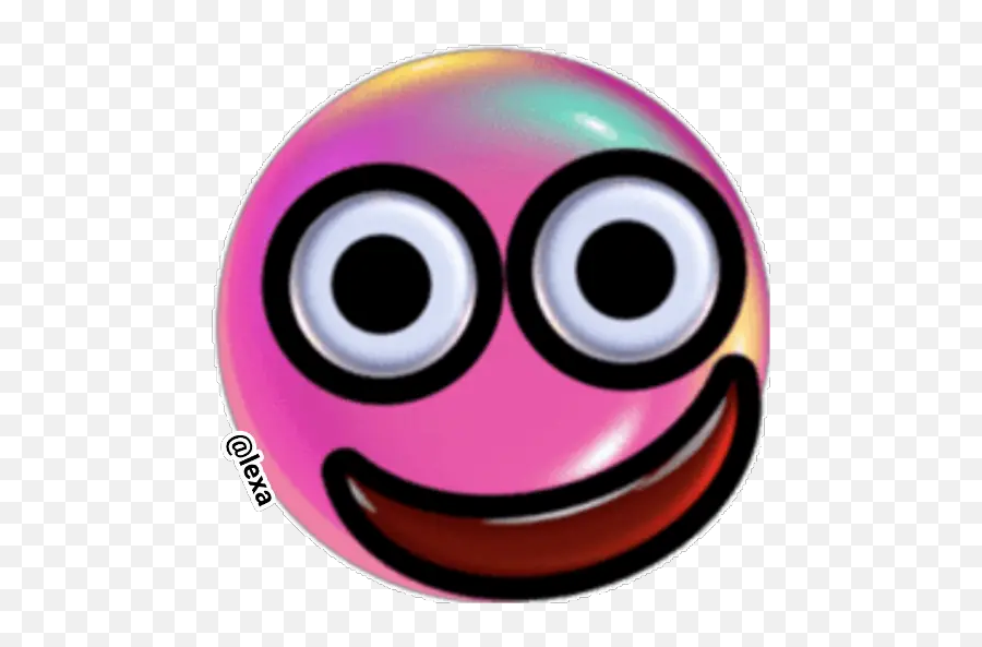 Sticker Maker - Glow Emoji Happy,Purple Emojis Sticker