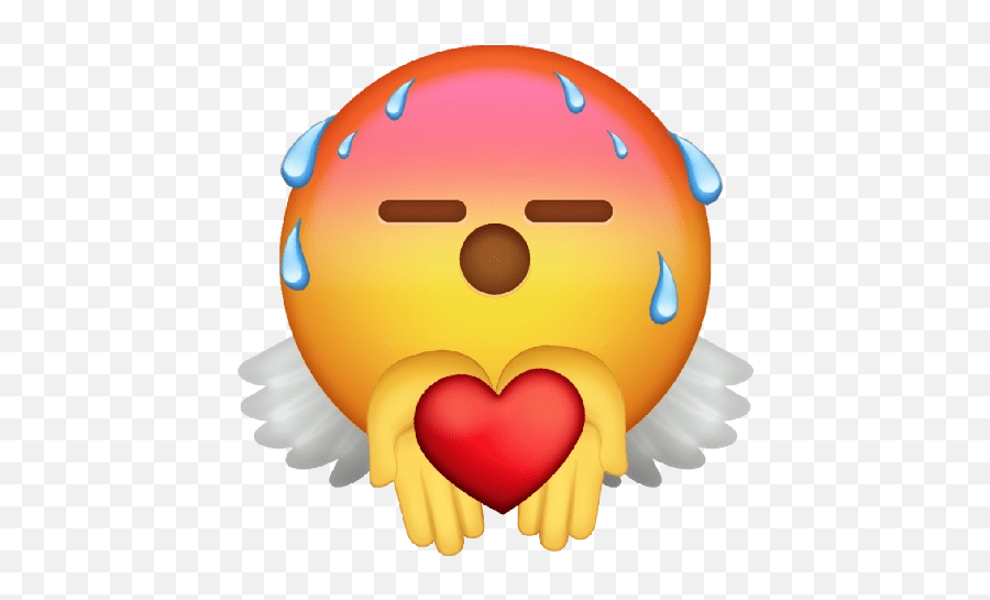 Heart Anger Emoji Download Png Image Png Mart - Pink Angel Emoji,Transparent Orange Heart Emoji