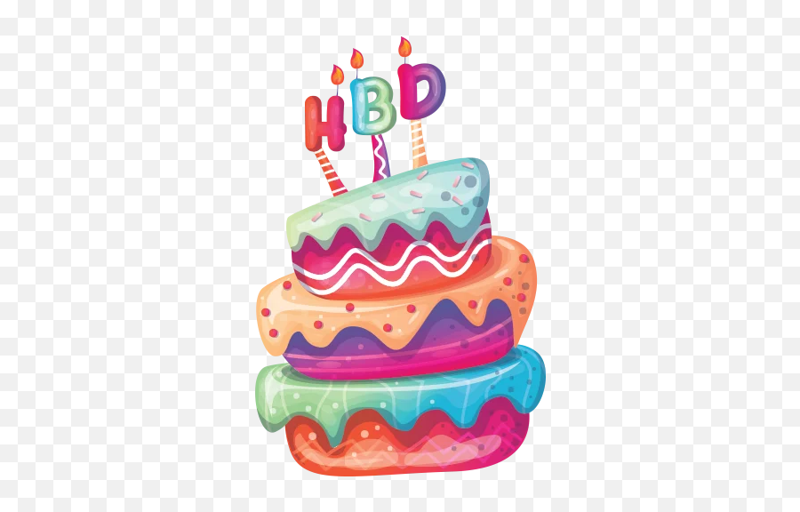 Birthday Cakes - Birthday Cake Sticker Free Download Emoji,Birthday Cake Emoji Iphone