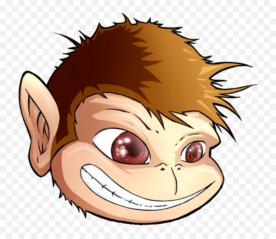 Filejmonkey - Logoheadtiltedpng Wikimedia Commons Emoji,Why Does Thinknoodles Use Th Monkey Emoji