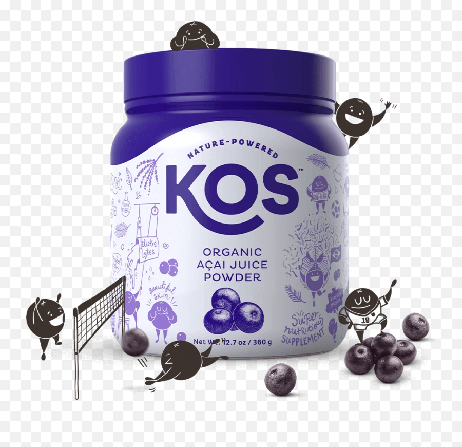 Kos Organic Acai Berry Powder Emoji,Nervous Emoticon Shortcut