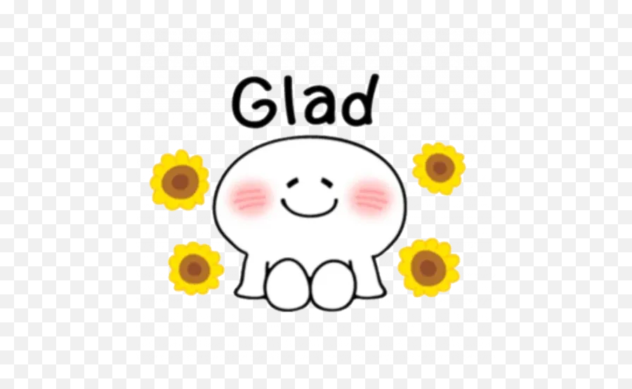 Smile Person Kind Word 2 Sticker Pack - Stickers Cloud Emoji,Rabbit Emoticon Simple