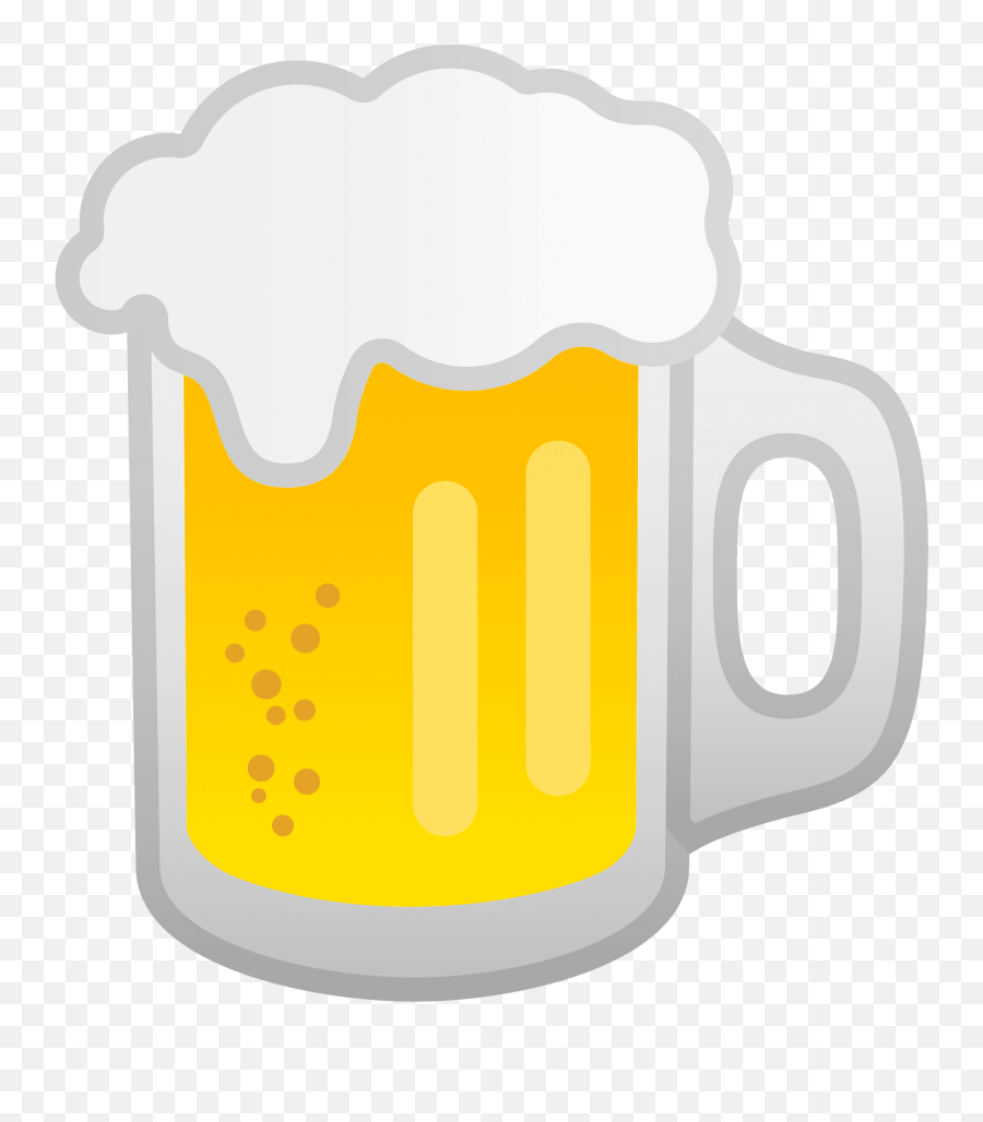 Beer Mug Emoji - Jarra De Cerveza Emoji,Beer Emoji