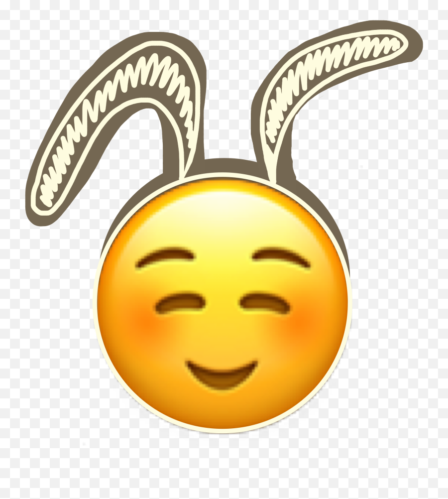 Ftestickers Bunnyear Emoji Sticker By Amelie,Warrior Emoticons