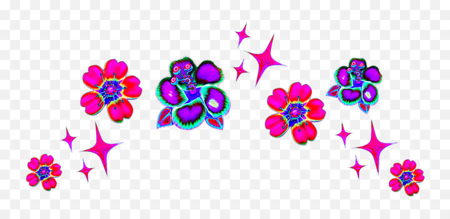 Emoji Emojis Emojisticker Sticker - Floral,Holo Emoji