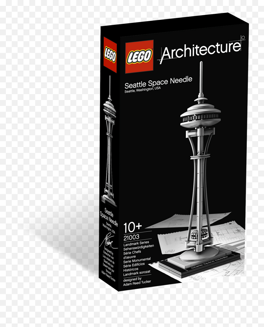 Space Needle Lego Architecture Amazoncom Toy - Needle Png Emoji,Syringe Slack Emoji