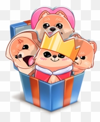 64win Prince Toffee Emoji,Pomsky Emoji