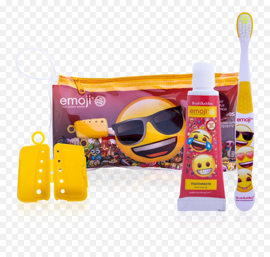 Brush Buddies Emoji Travel Kit - Household Supply,Flex Emoji