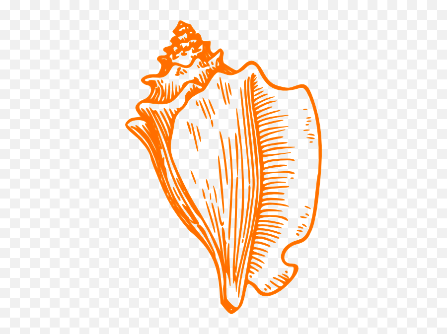 Seashell Template Clipart - Clipartix Clip Art Conch Shell Emoji,Shell Emoji